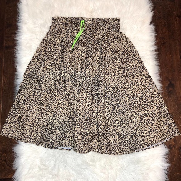 wild fable Dresses & Skirts - new wild fable leopard midi skirt large